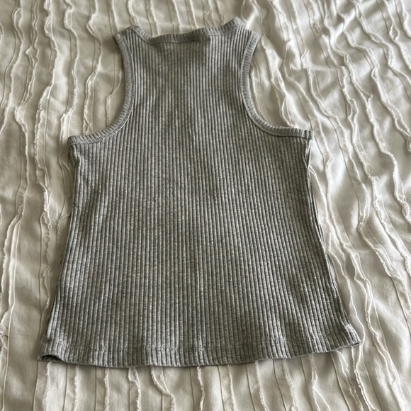 H&M Gray Ribbed Tank Top - Picture 6 of 7